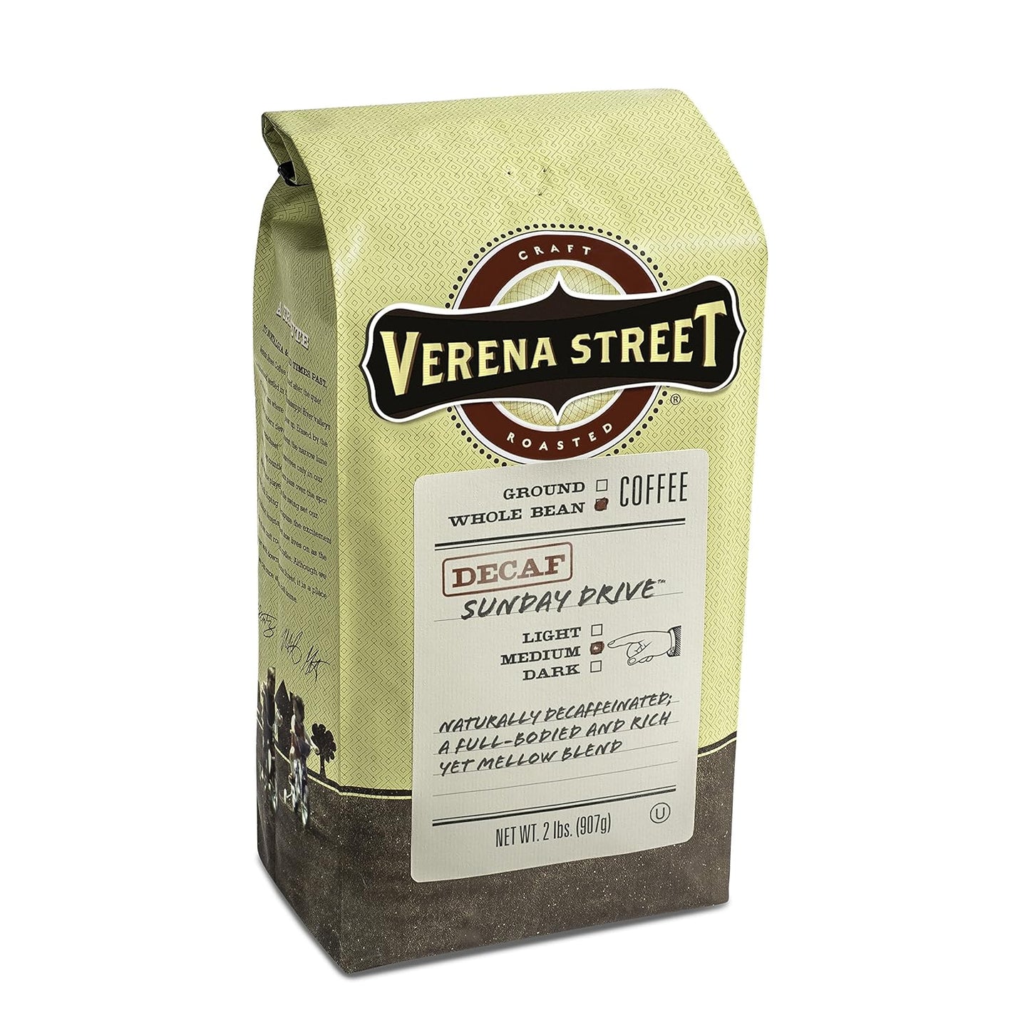 Verena Street Sunday Drive Decaf Beans