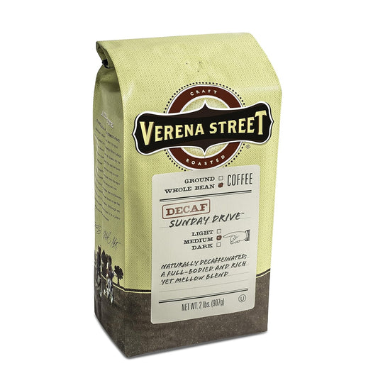 Verena Street Sunday Drive Decaf Beans