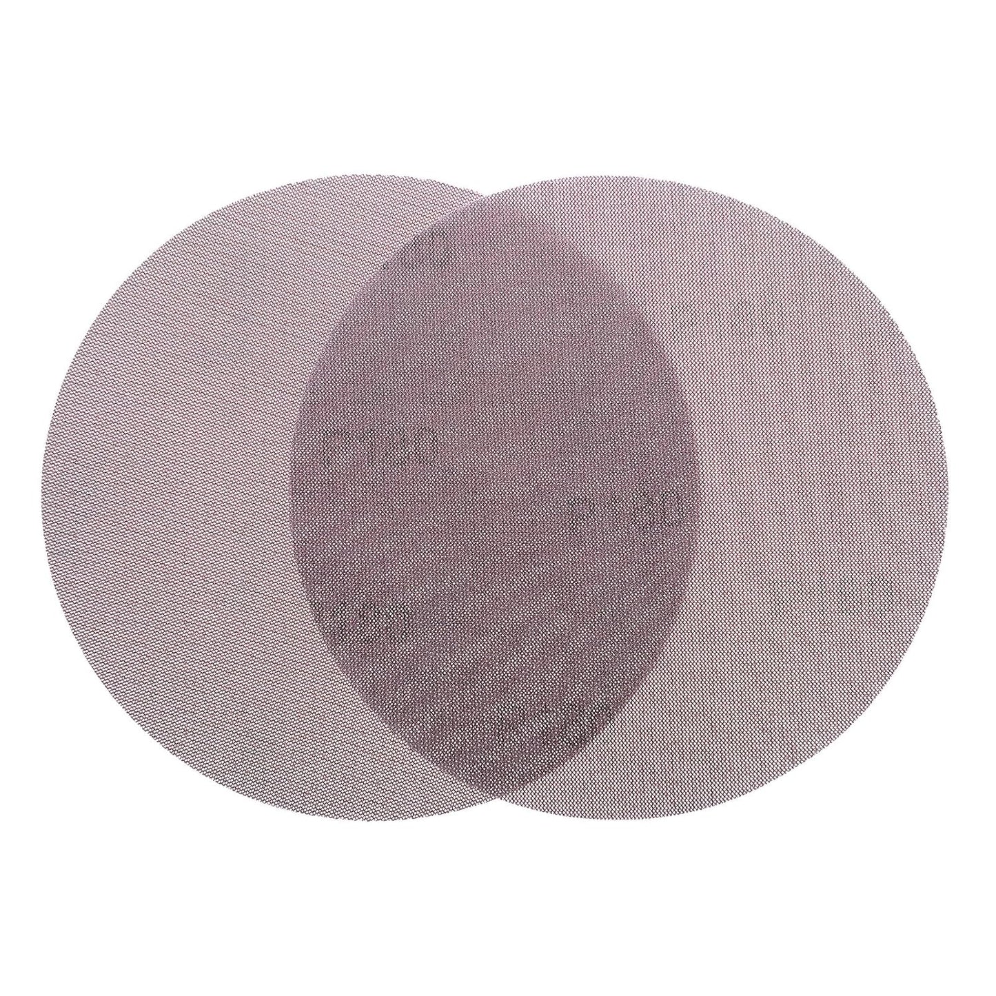 10PCs Grit 150 Drywall Sanding Mesh Discs w/ Dust-Free Hook and Loop Technology by Uerglass