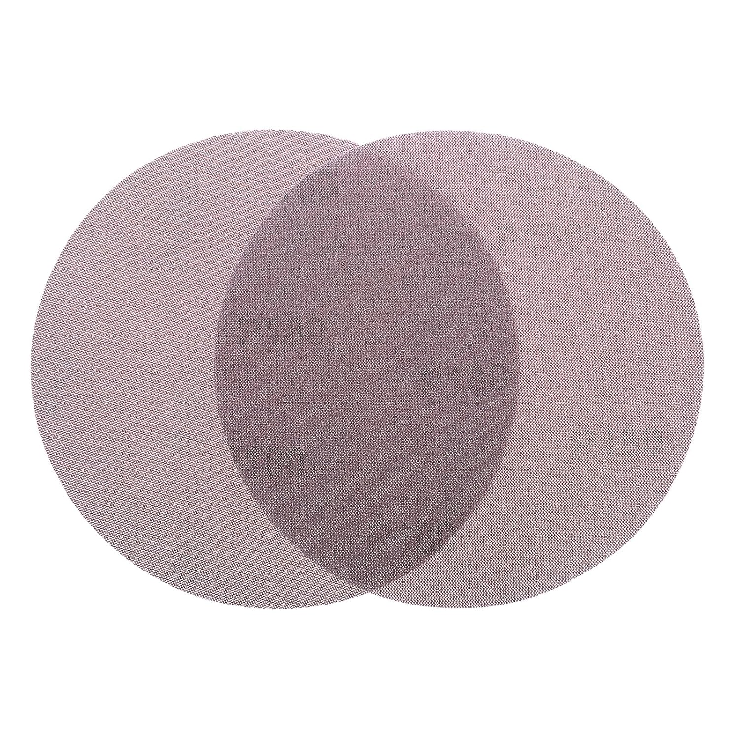 10PCs Grit 150 Drywall Sanding Mesh Discs w/ Dust-Free Hook and Loop Technology by Uerglass