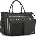 Rabjen Nurse Utility Tote Bag Laptop Travel Bag for Work - Organized
