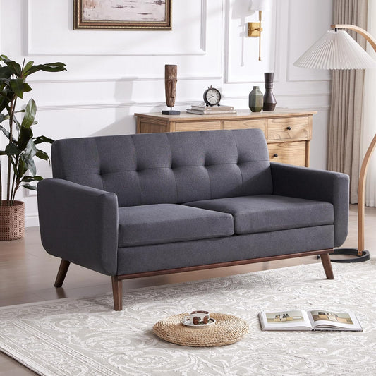 Kingfun 65in Loveseat Sofa for Stylish Living Room Decor