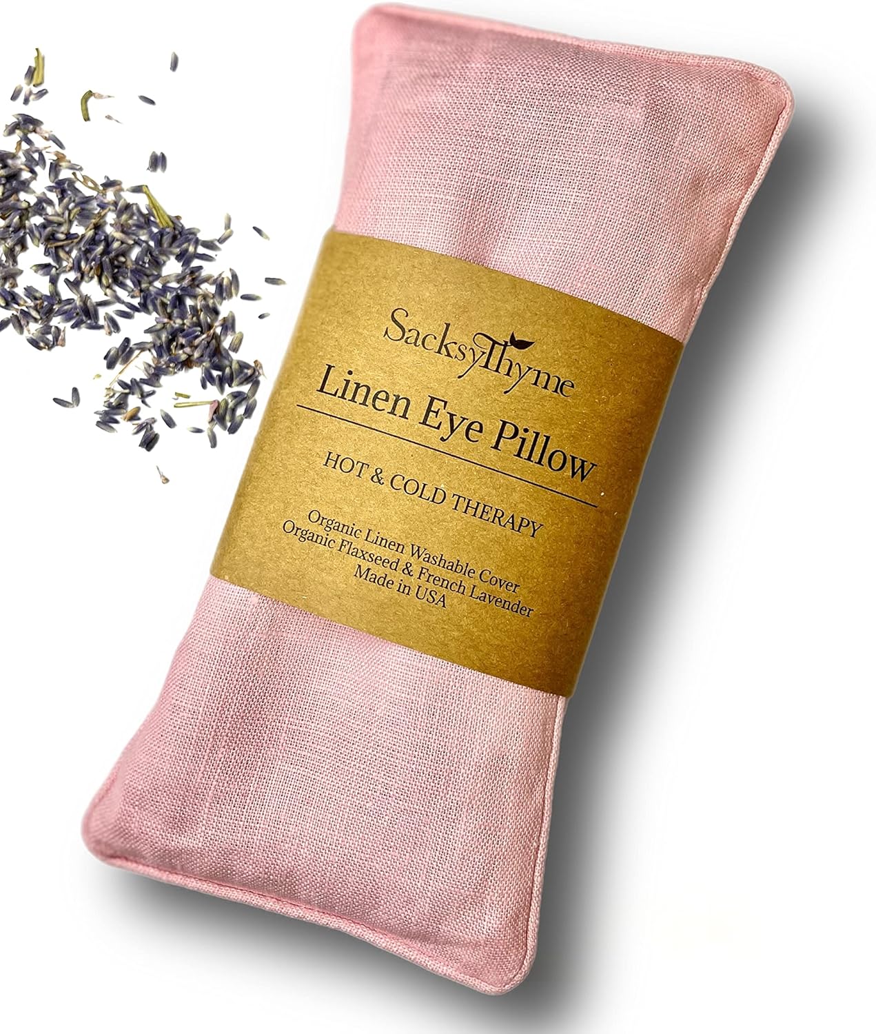 Organic Lavender Eye Pillow: Relax & Refresh with USA-Made Bliss!