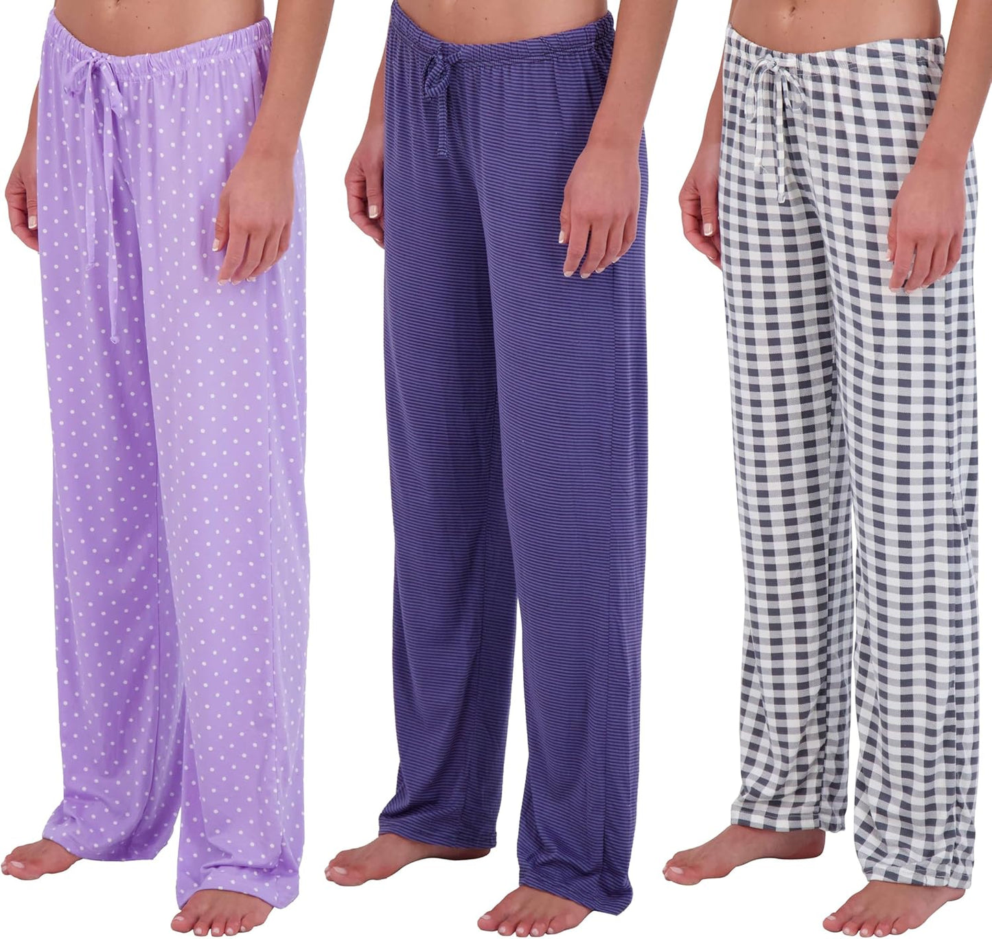 Ultra-Soft Comfy Pajama Lounge Pants for Women in Plus Sizes