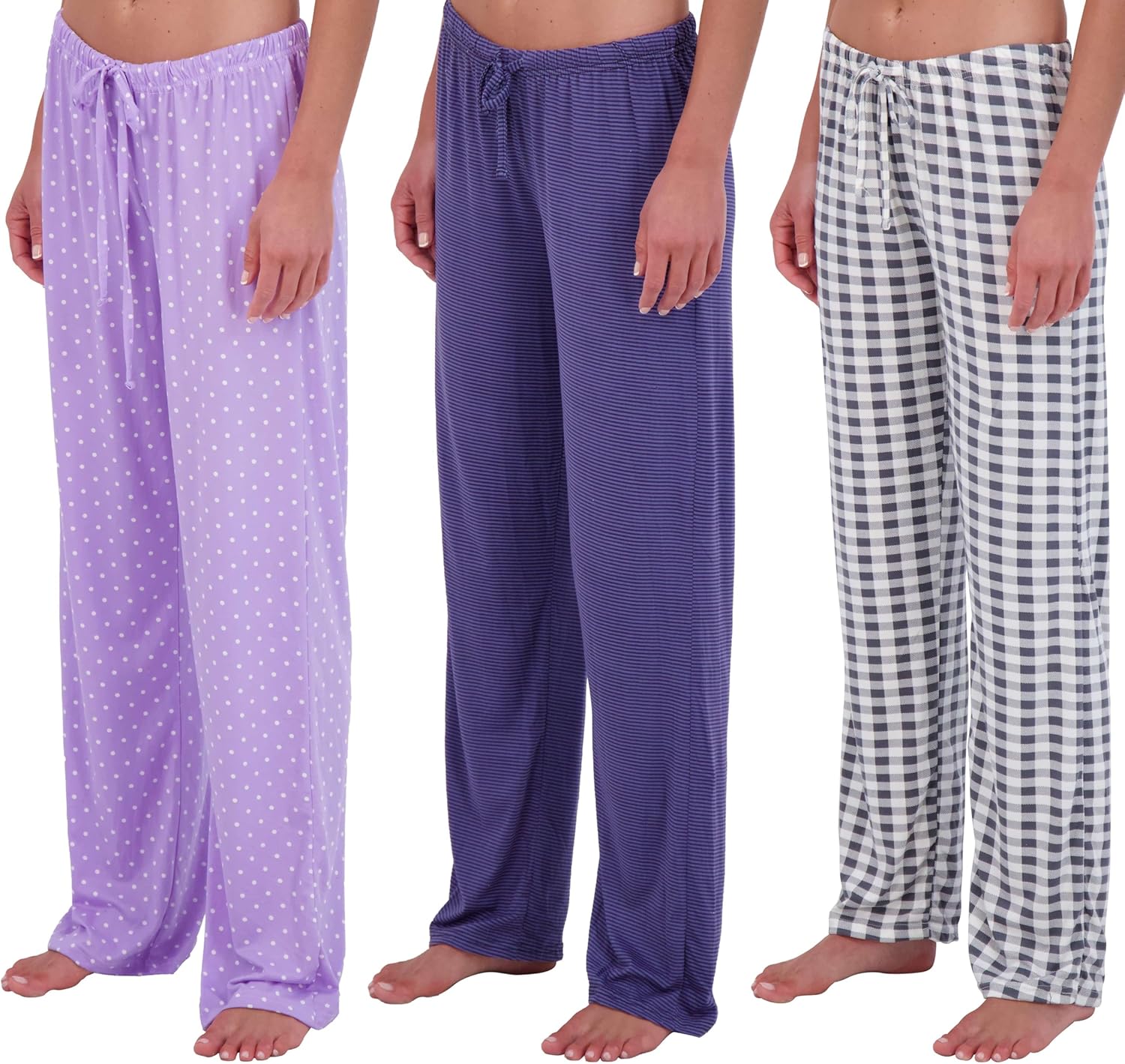 Ultra-Soft Comfy Pajama Lounge Pants for Women in Plus Sizes