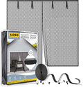Magnetic Garage Door Screen for One Car with Easy Closure System