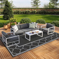GENIMO 9ft x 18ft Outdoor Rug Waterproof for Patio and Camping