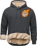 TACVASEN Men's Sherpa Lined Hoodies for Winter Warmth and Comfort
