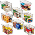ClearSpace Modern Plastic Storage Bins with Lids - Pantry & Fridge