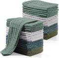 Burp Cloths 20 Pcs 10 x 20 in Multi Colors - Absorbent 6-Layer Set