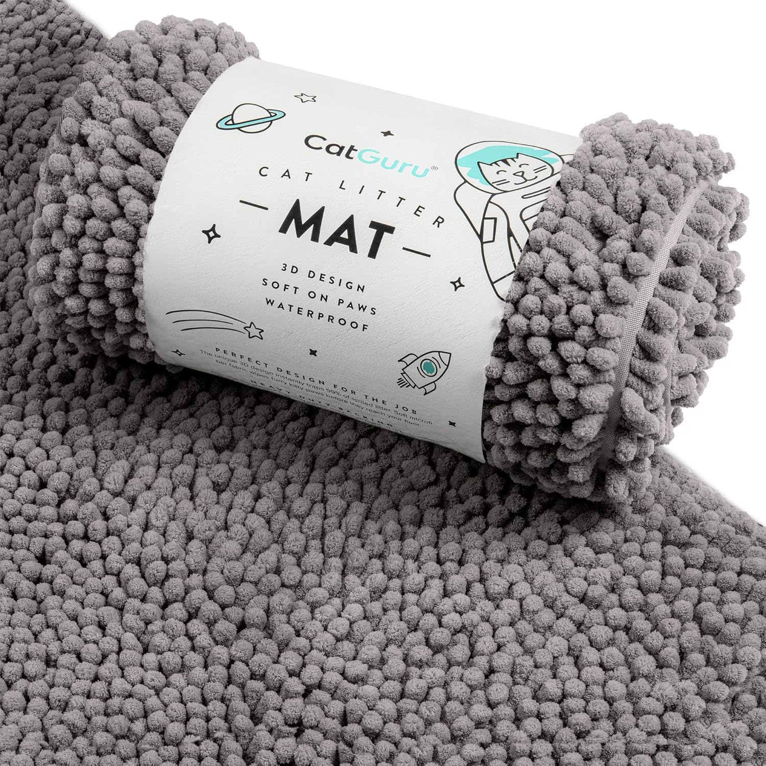 CatGuru Cat Litter Mat - Extra Large Waterproof Non Slip Design