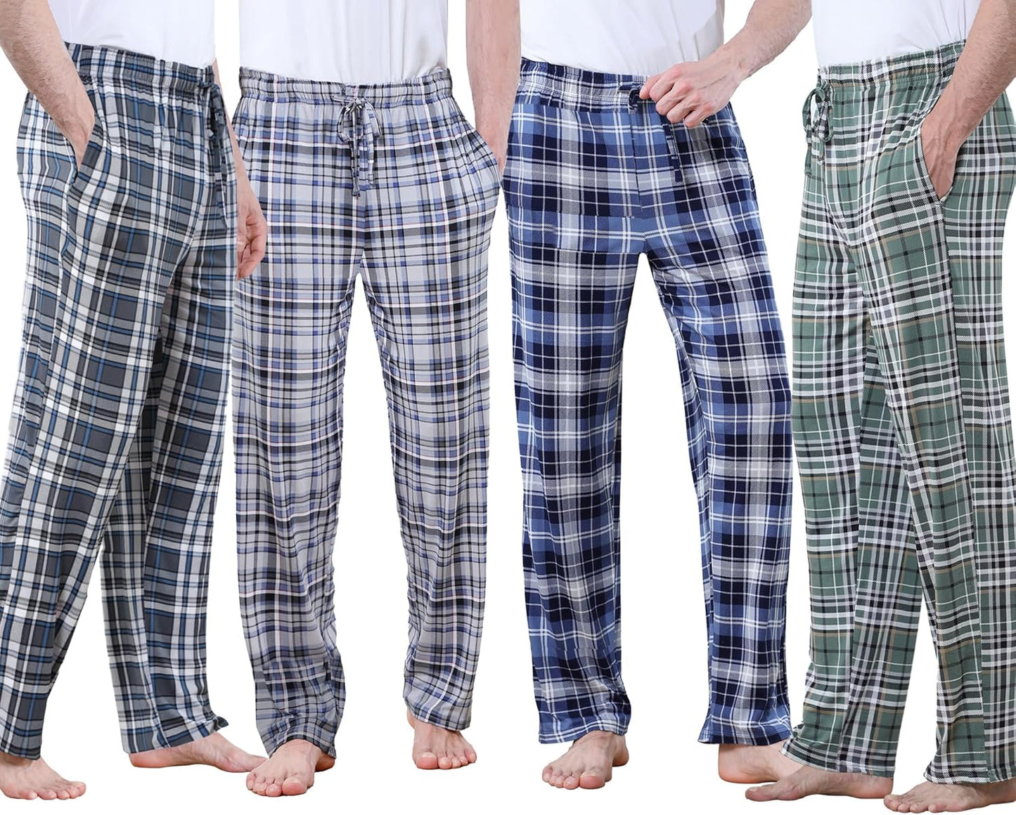 DITOK Men's Lightweight Pajama Pants for All-Season Comfort
