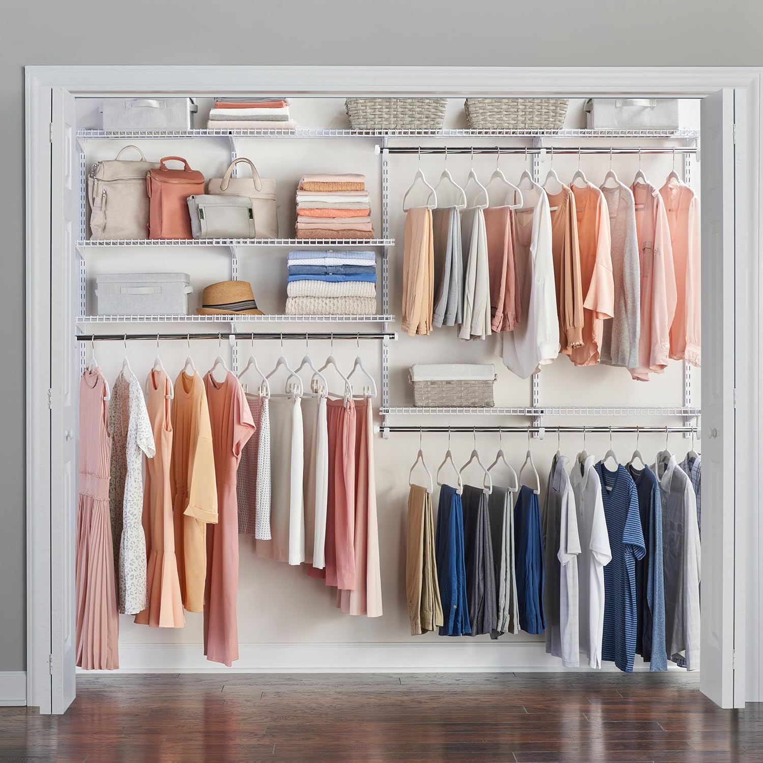 Rubbermaid Configurations Deluxe Custom Closet Kit for Home Use
