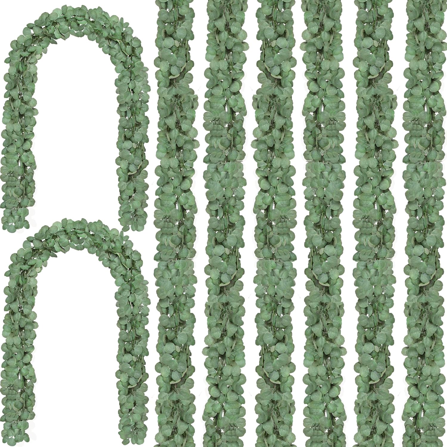 72Pcs Eucalyptus Garland for Wedding and Home Decor Ideas