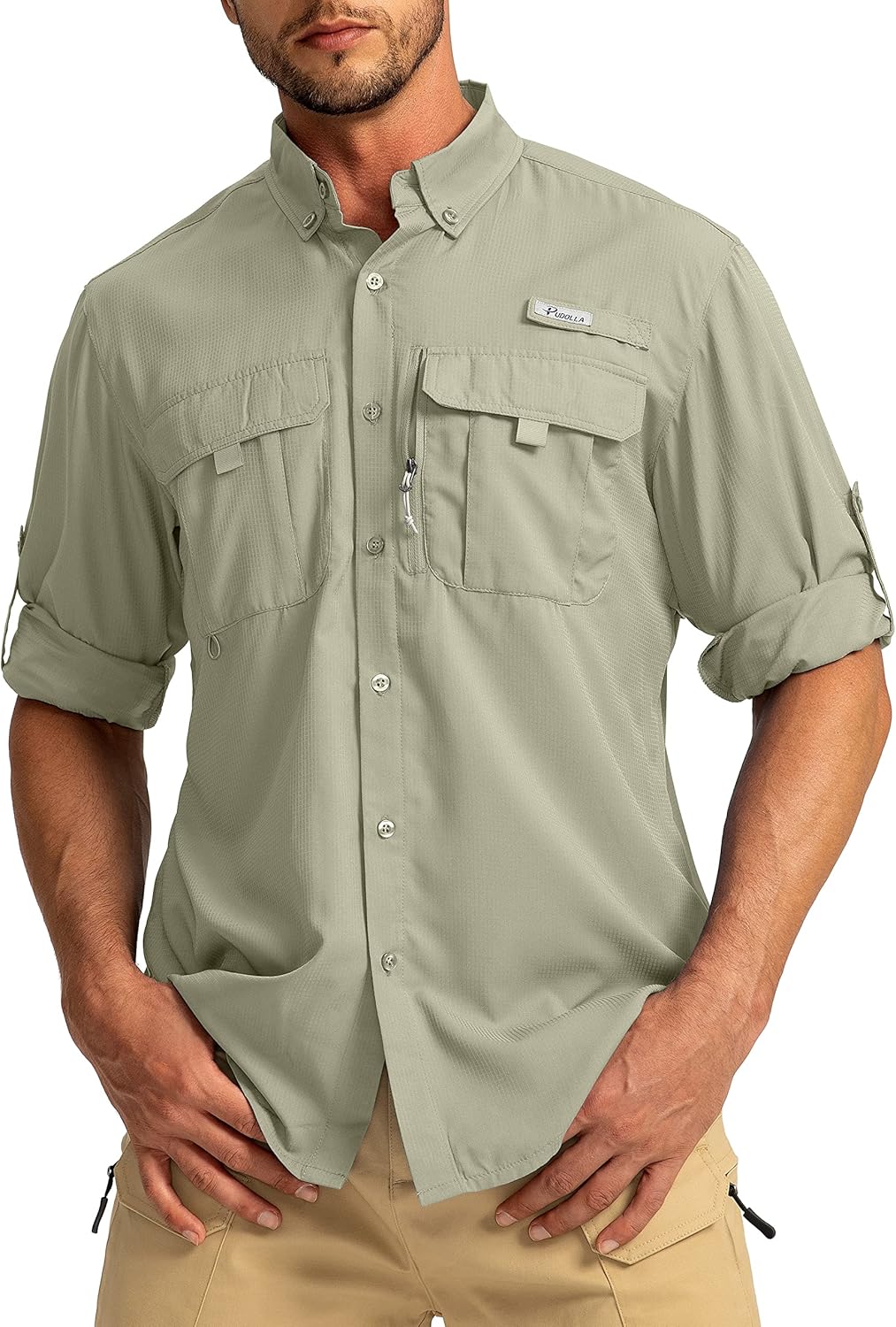 Men's Sun Protection Fishing Shirts with UPF50+ for Outdoor Fun