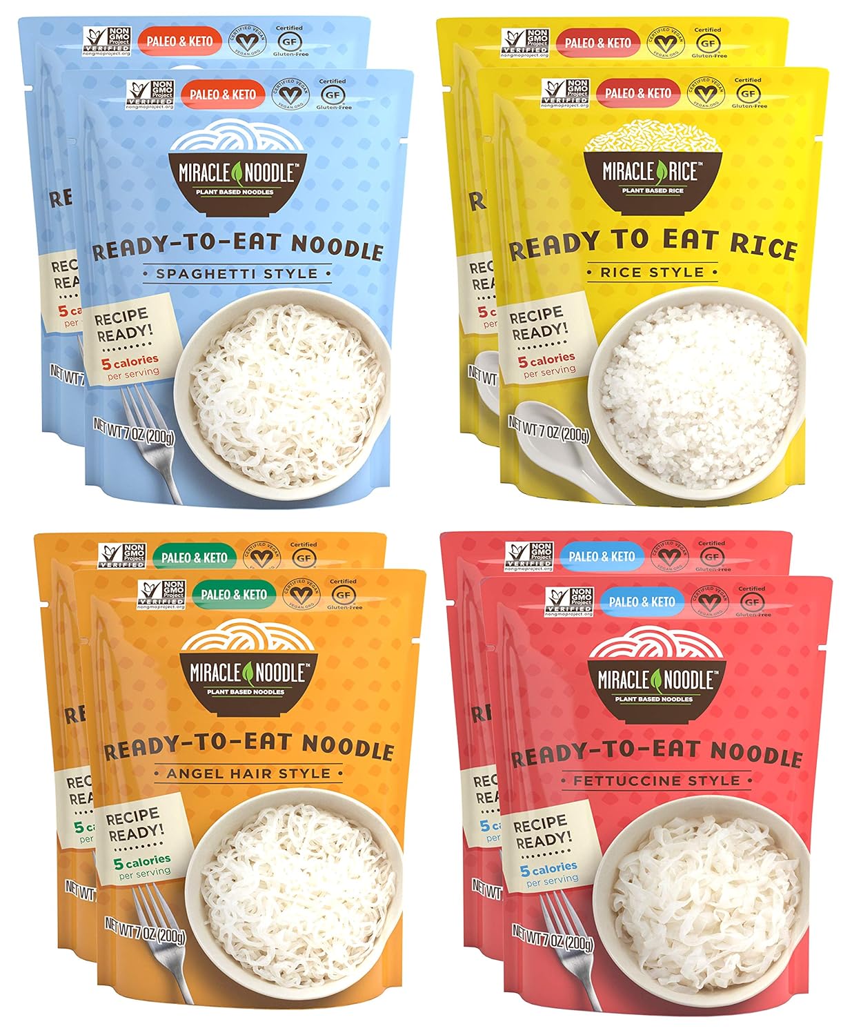 Miracle Noodle Ready to Eat Variety Pack for Healthy Meals