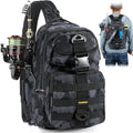 Fishing Backpack with Rod Holder - Water-Resistant Tackle Bag