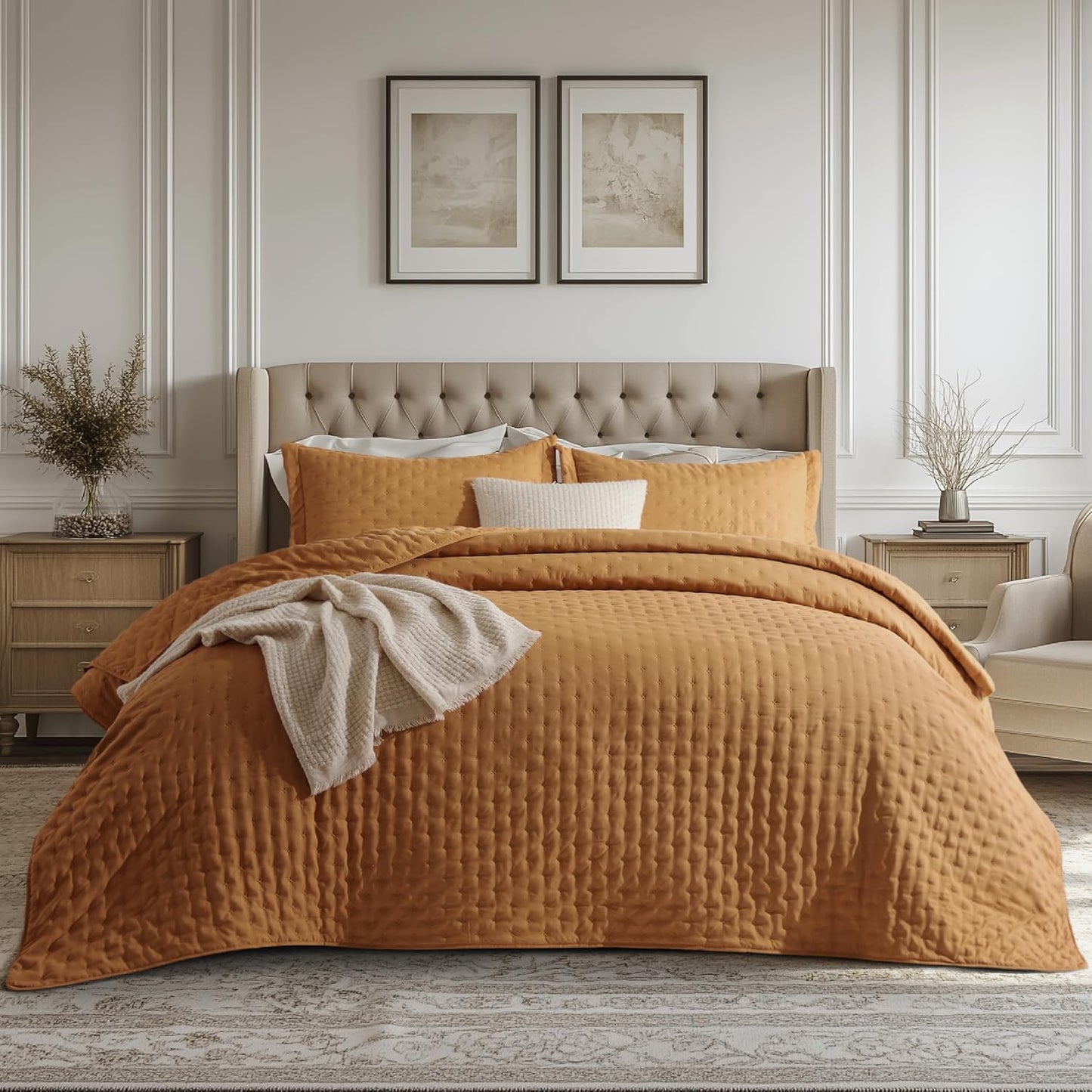 Bedsure Boho Twin Quilt - Ultra Soft All-Season Comforter