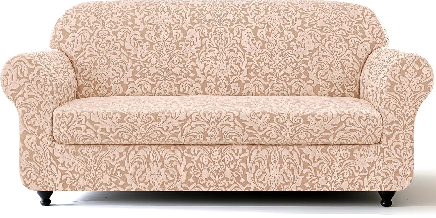 SUBRTEX 2 Piece Couch Covers for Stylish Sofa Protection