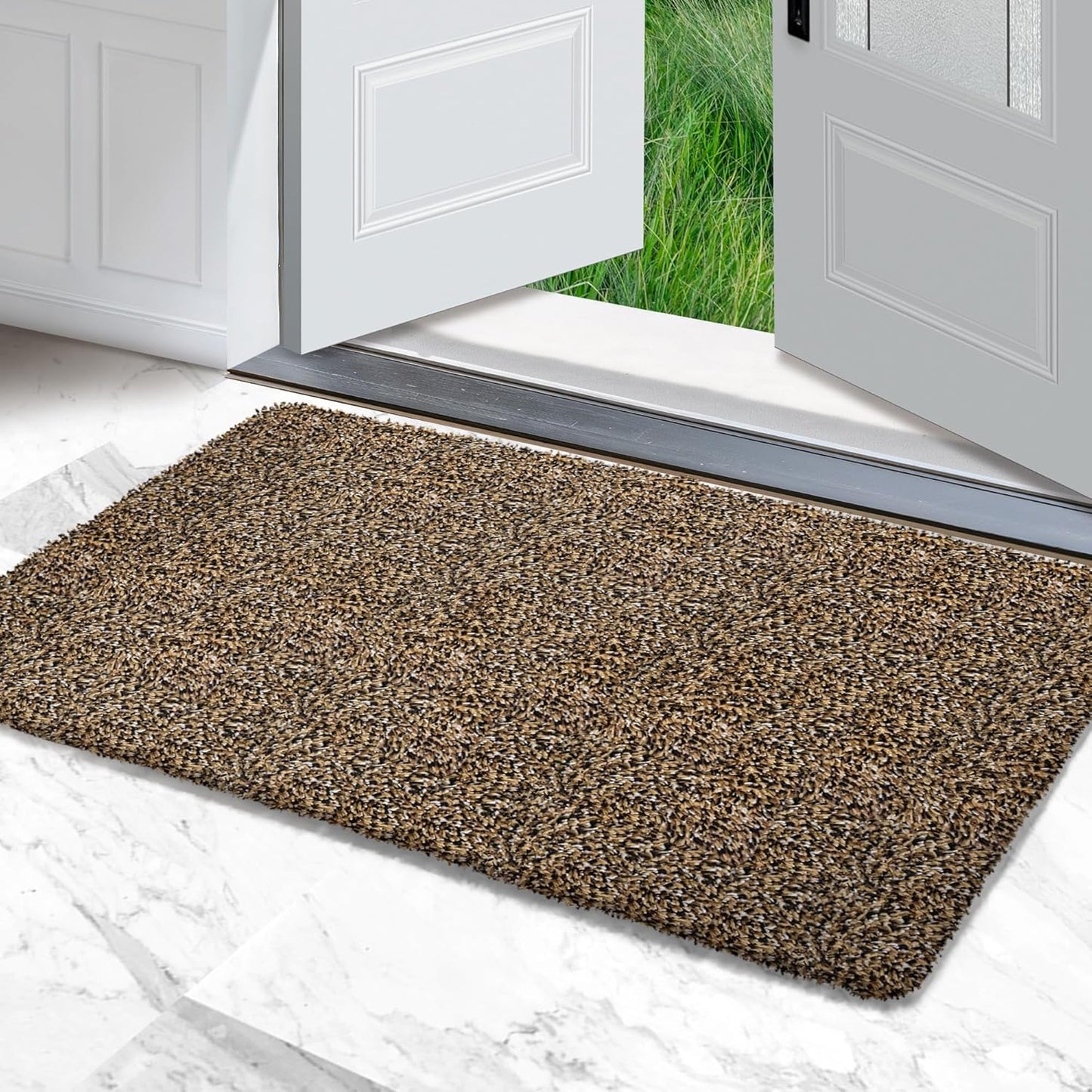 Premium Microfiber Indoor Door Mat for Entryway 32x48 in Size