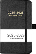 2025-2028 Pocket Planner - 3 Year Monthly Planner, Portable Pocket