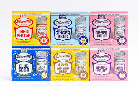 Barritt's Double Grapefruit Mixer - 24 Pack Mini Cans
