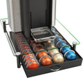 Crystal Tempered Glass Vertuo Pod Holder Drawer - High Capacity
