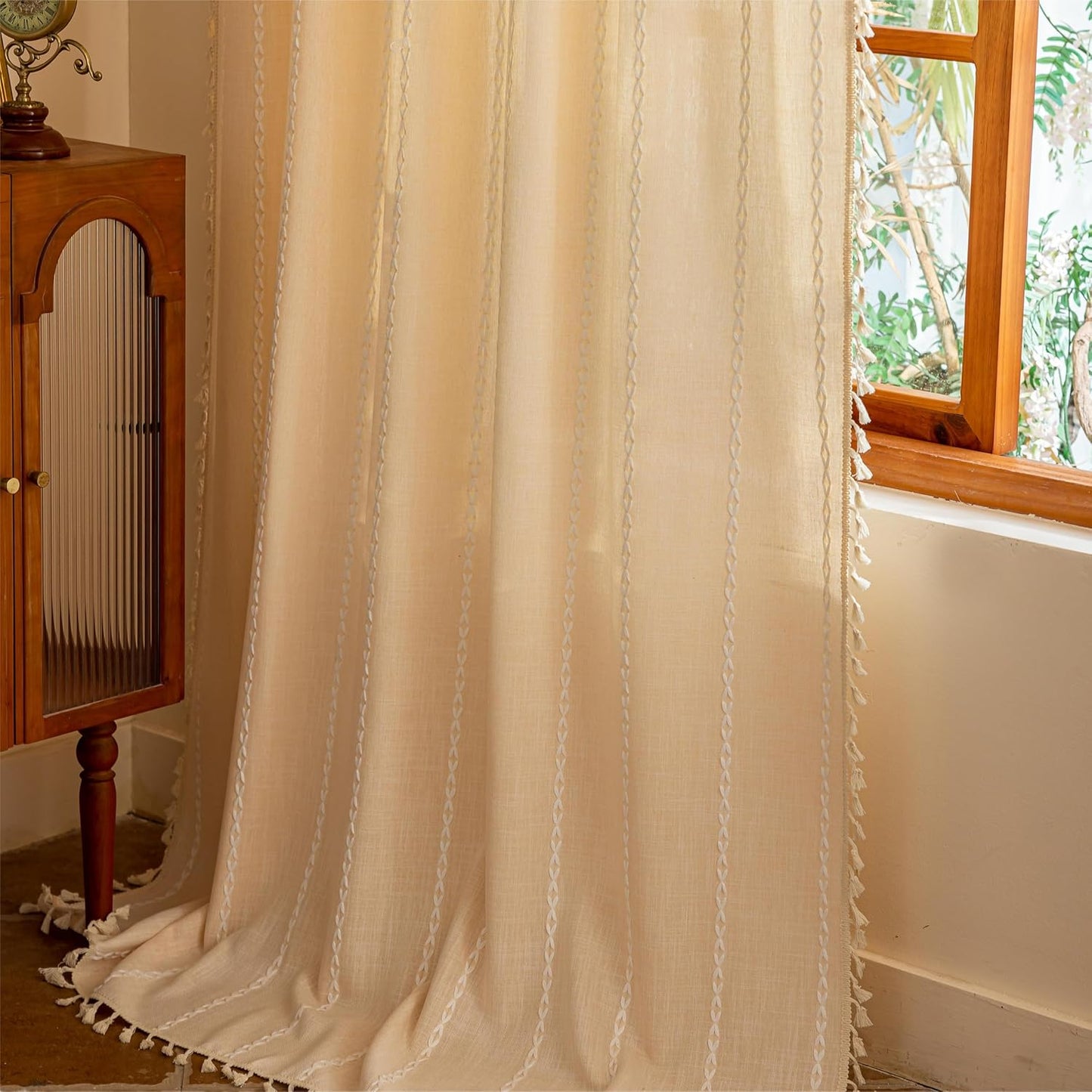 Sutuo Home Boho Curtains for Bedroom and Living Room Decor