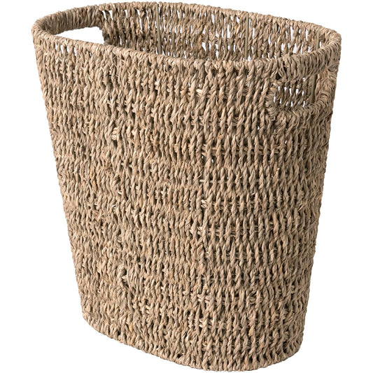 StorageWorks Wicker Waste Basket for Stylish Home Organization