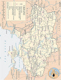 Large Political and Administrative Map of Ukraine Poster - Laminated