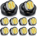 Softball Champion Rings 10pcs with Chains and Stands - Team Award Set
