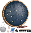 Steel Tongue Drum 13 Inches 15 Notes for Relaxing Melodies