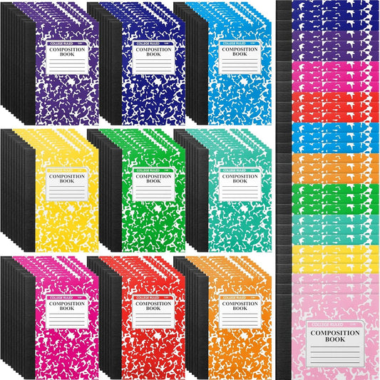 Bulk Mini Composition Notebooks - 100 Pages, Cute & Colorful!