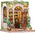 CUTEBEE Book Nook Kit - Green Life Bookshop Tiny DIY Booknook