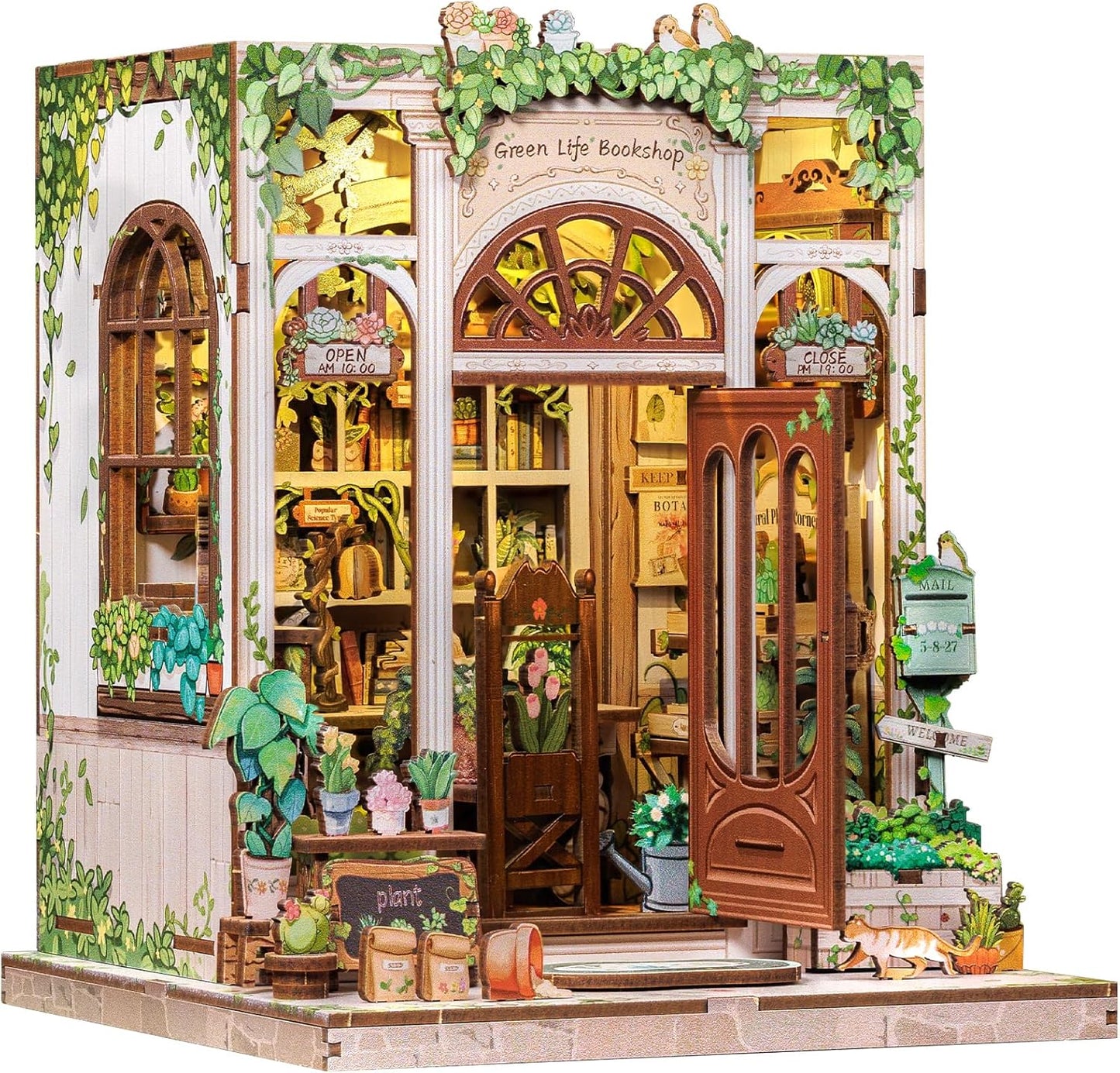CUTEBEE Book Nook Kit - DIY Miniature House for Creative Fun