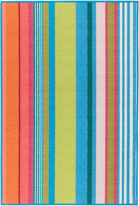 Mellie Stripe Machine Washable Rug, 2.5 X 8 Feet for Any Space