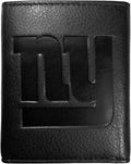 Siskiyou Sports Embossed Leather Tri-fold Wallet - Classic Fan