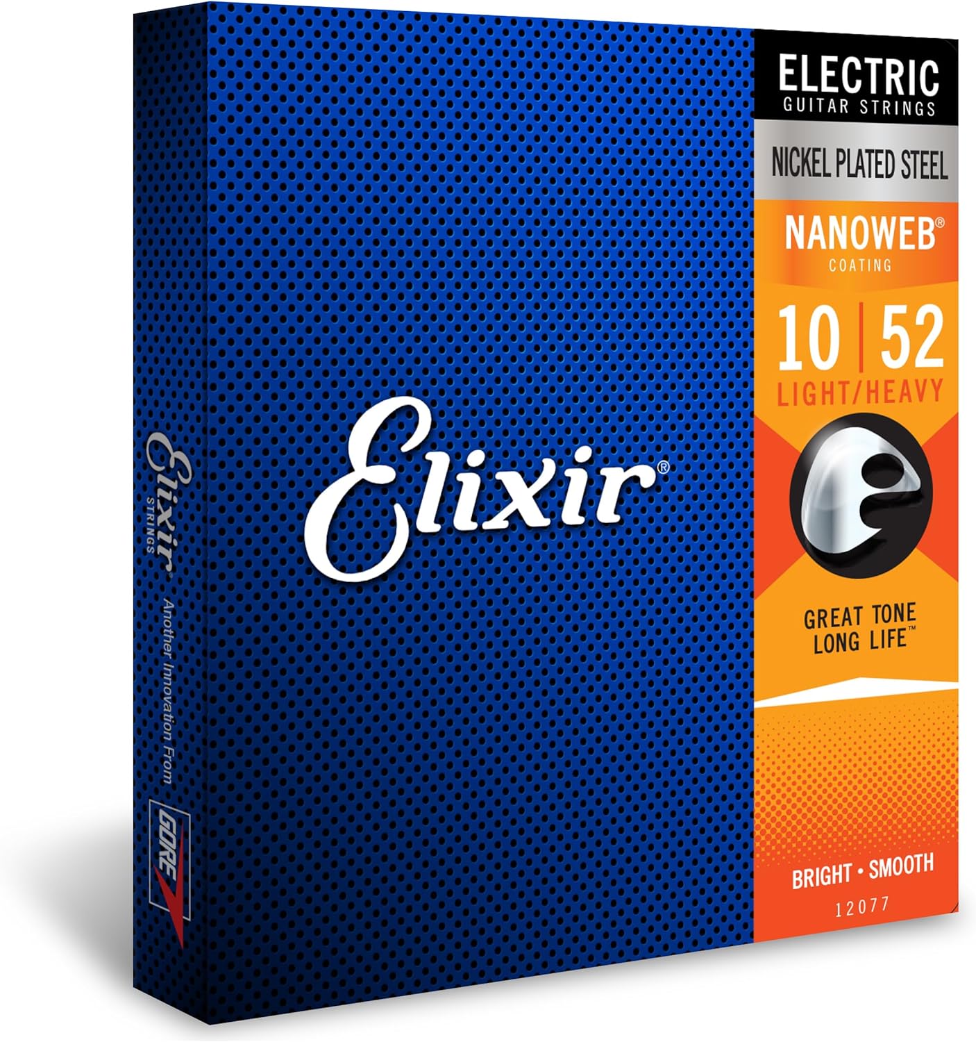 Elixir Nano-Coated Electric Guitar Strings - Longest-Lasting Bright Tone