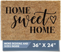 Home Sweet Home Doormat 36x24 - Durable Outdoor Welcome Mat