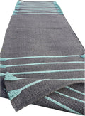 Cotton Organic Yoga Mat - Hand-Woven Eco-Friendly 24x72