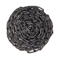 US Weight 2in x 500ft Black Plastic Safety Chain - UV Resistant