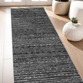 3x7 Washable Hallway Runner Rug - Moroccan Non-Slip Indoor Use