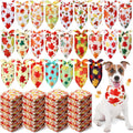 Fall Dog Bandanas Bulk 200 Pcs - Maple Leaves & Pumpkin Styles