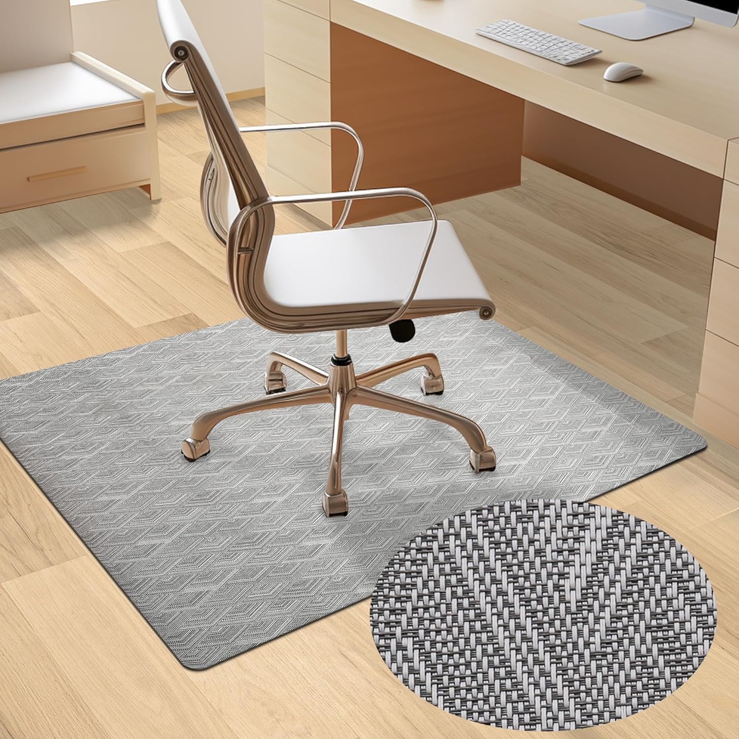 AiBOB Chair Mat for Hardwood Floor - 45 X 53 in Protection