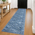 KILOCOCO Hallway Runner Rug 2x8 - Washable Non-Slip Low-Pile Runner