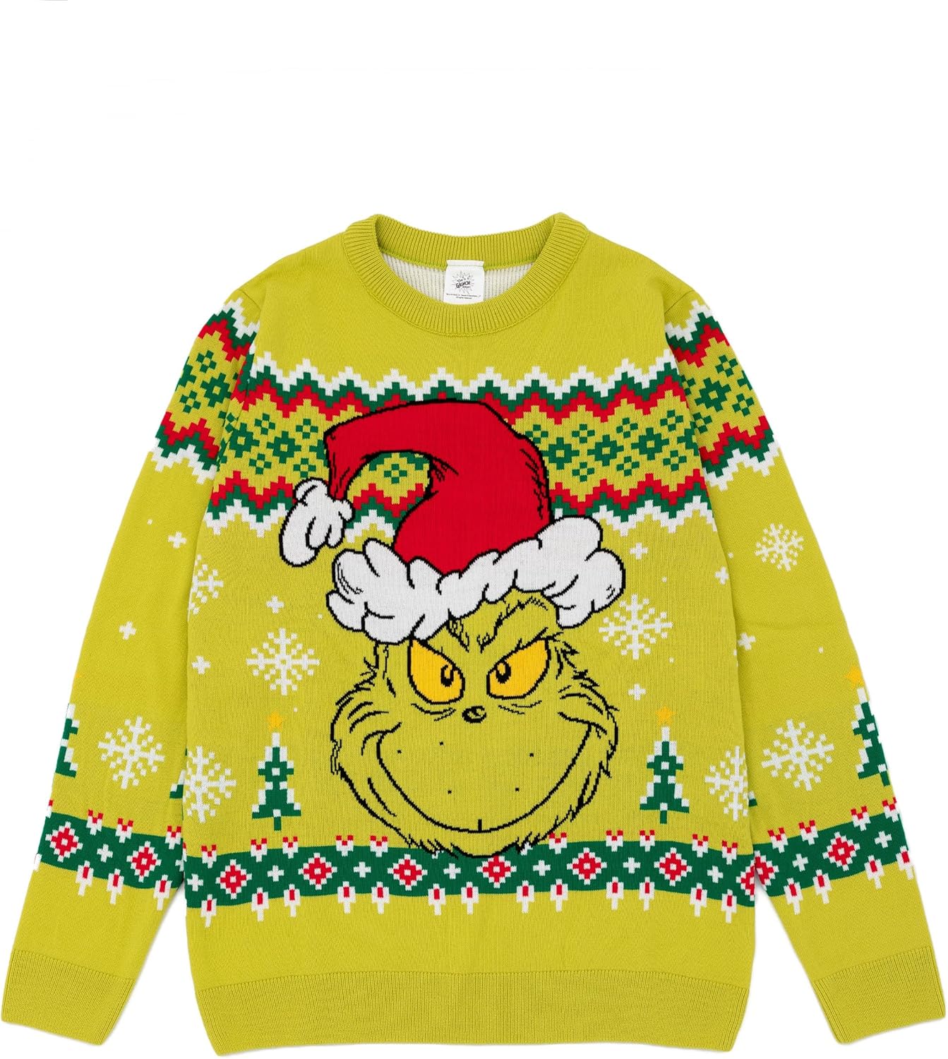 Green Grinch Xmas Jumper | Festive Knitwear