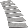 PURE ERA Bullnose Carpet Stair Treads Set - Tape Free Non-Slip (14pcs)