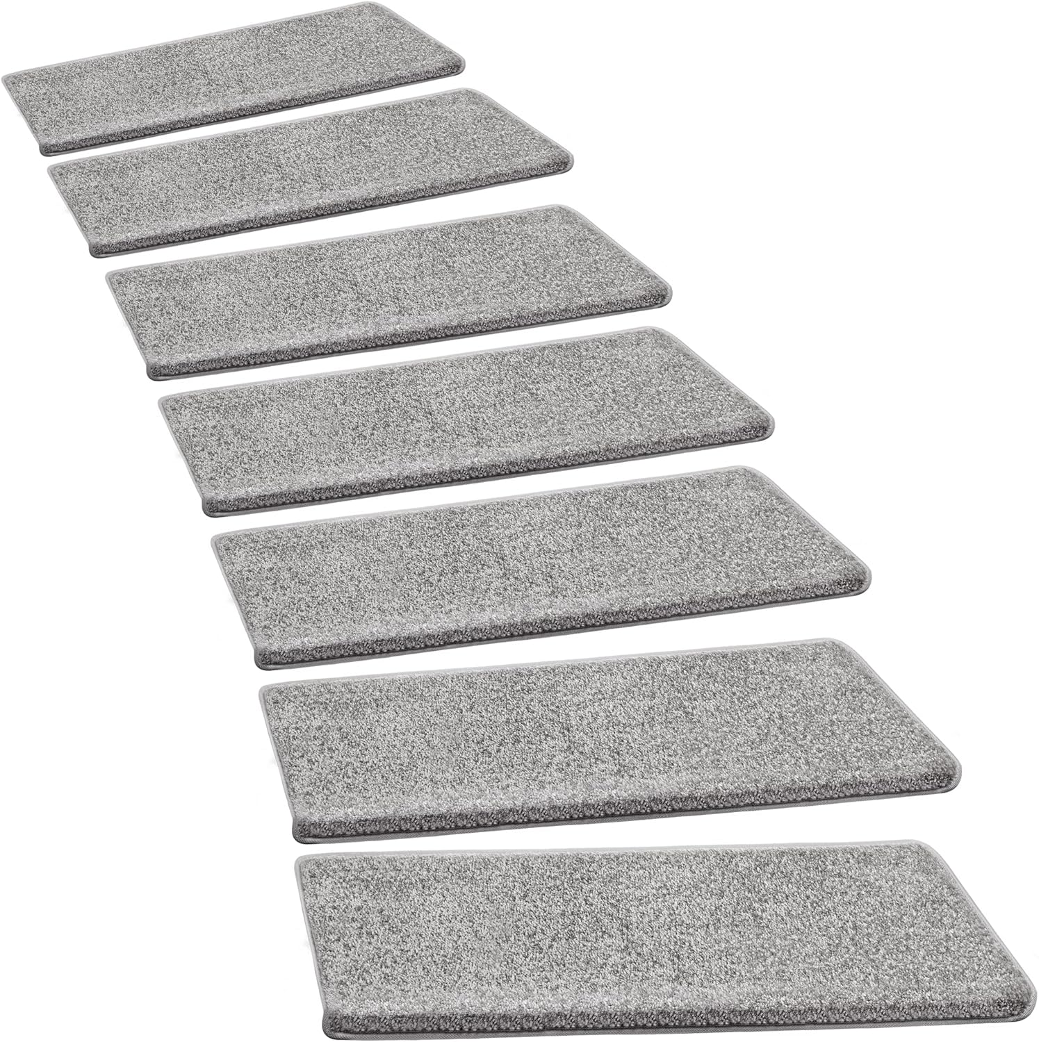 PURE ERA Bullnose Carpet Stair Treads Set for Safe Indoor Steps