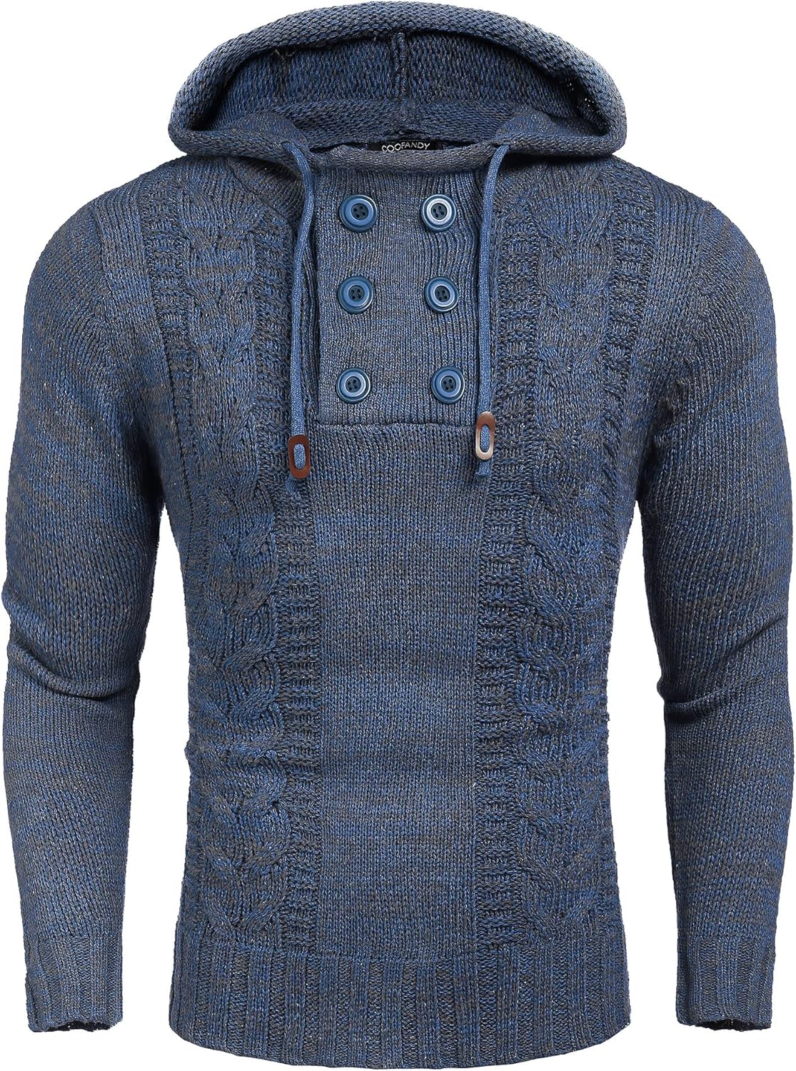 Stylish COOFANDY Mens Knit Pullover Hoodies for Every Occasion