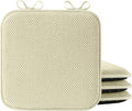 puredown Chair Cushions for Dining Chairs Set of 4 - Comfortable 16in
